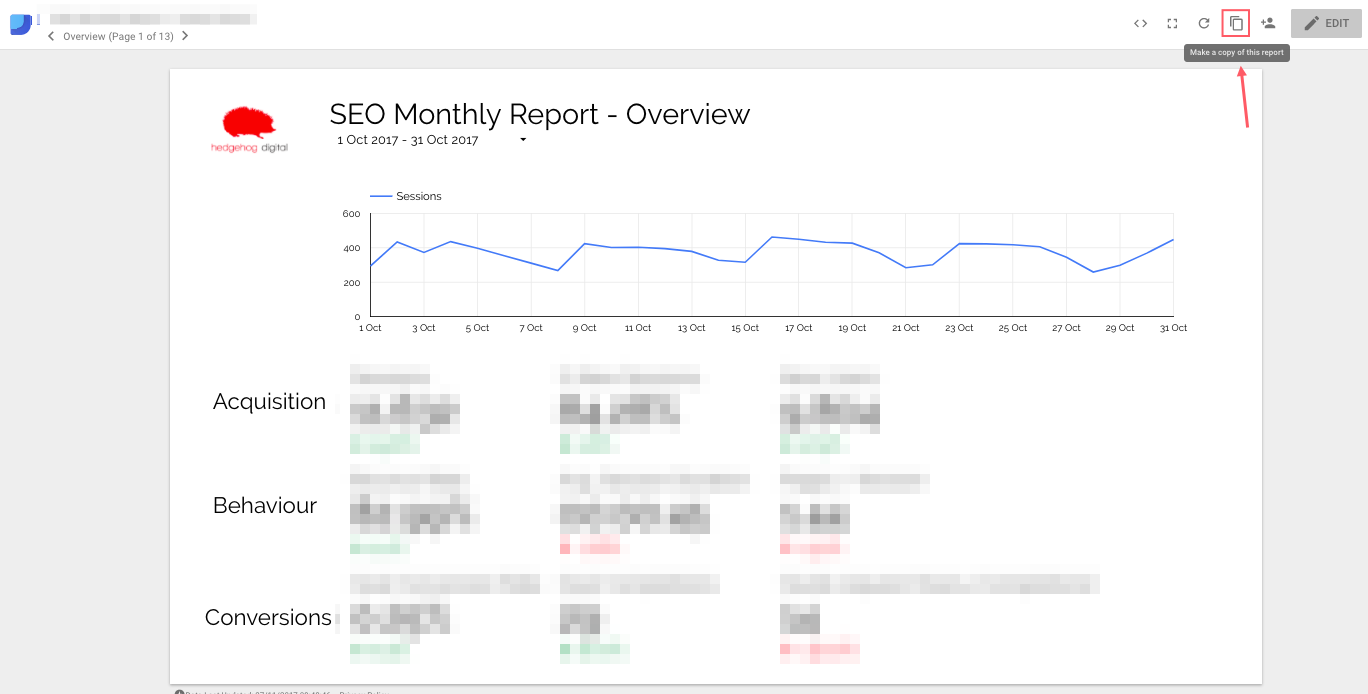 Quickly Create Copies of your reports